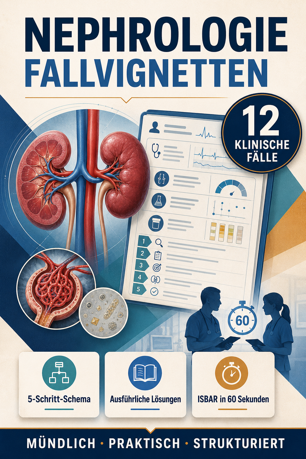 Nephrologie-Fallvignetten – 12 klinische Fälle mit Lösungen und ISBAR-Übergabe