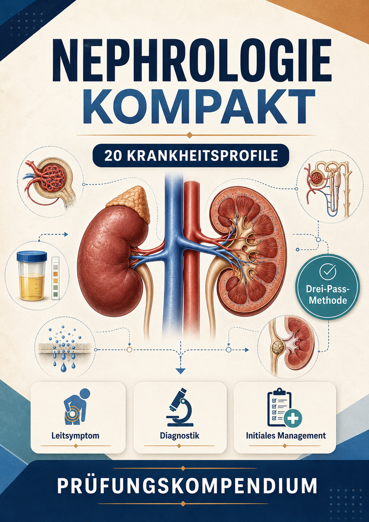 Nephrologie kompakt – klinisches Prüfungskompendium mit 20 Krankheitsprofilen
