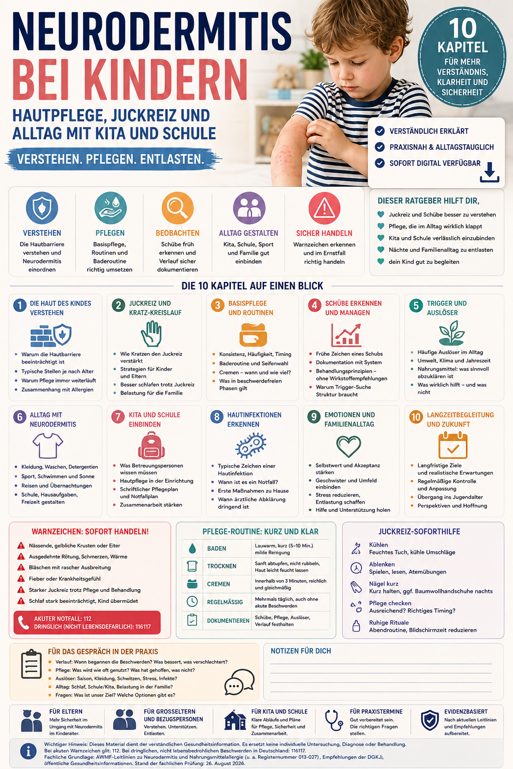 Neurodermitis bei Kindern – Hautpflege, Juckreiz und Alltag mit Kita und Schule