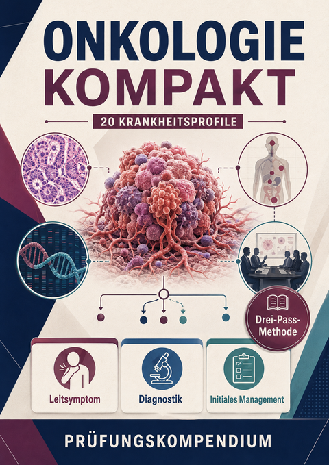 Onkologie kompakt – klinisches Prüfungskompendium mit 20 Krankheitsprofilen