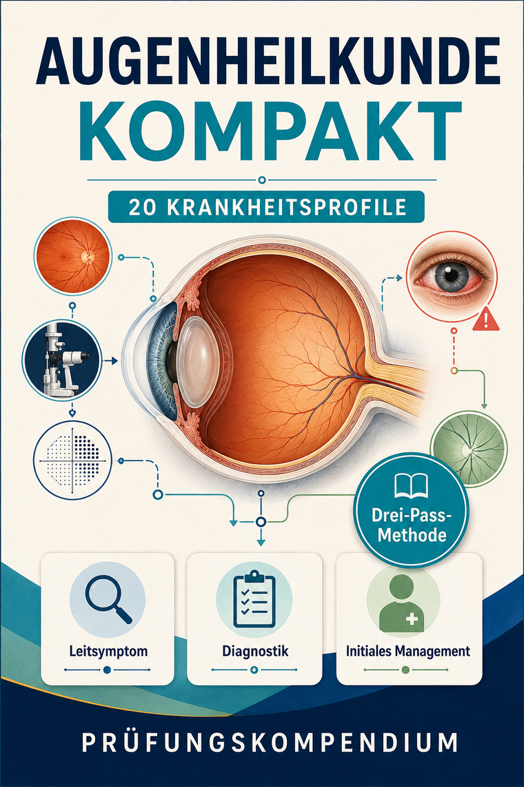 Augenheilkunde kompakt – klinisches Prüfungskompendium mit 20 Krankheitsprofilen