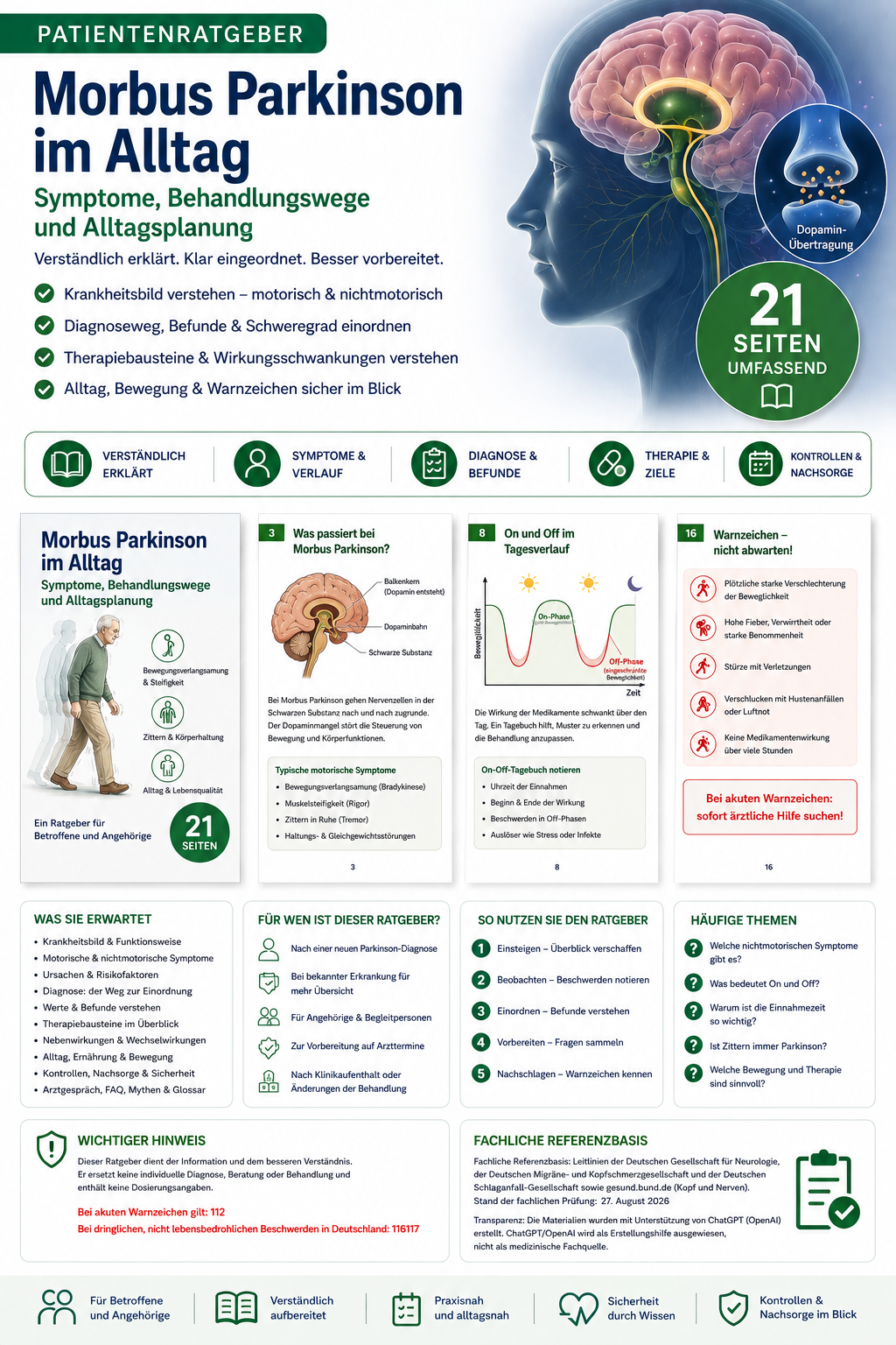 Morbus Parkinson im Alltag – Symptome, Behandlungswege und Alltagsplanung