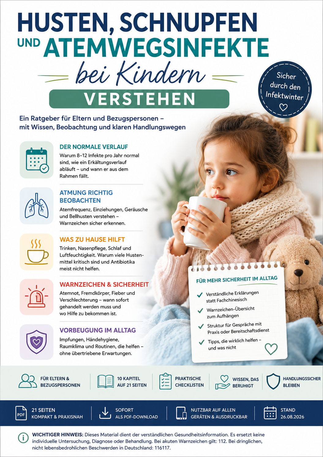 Husten, Schnupfen und Atemwegsinfekte bei Kindern verstehen