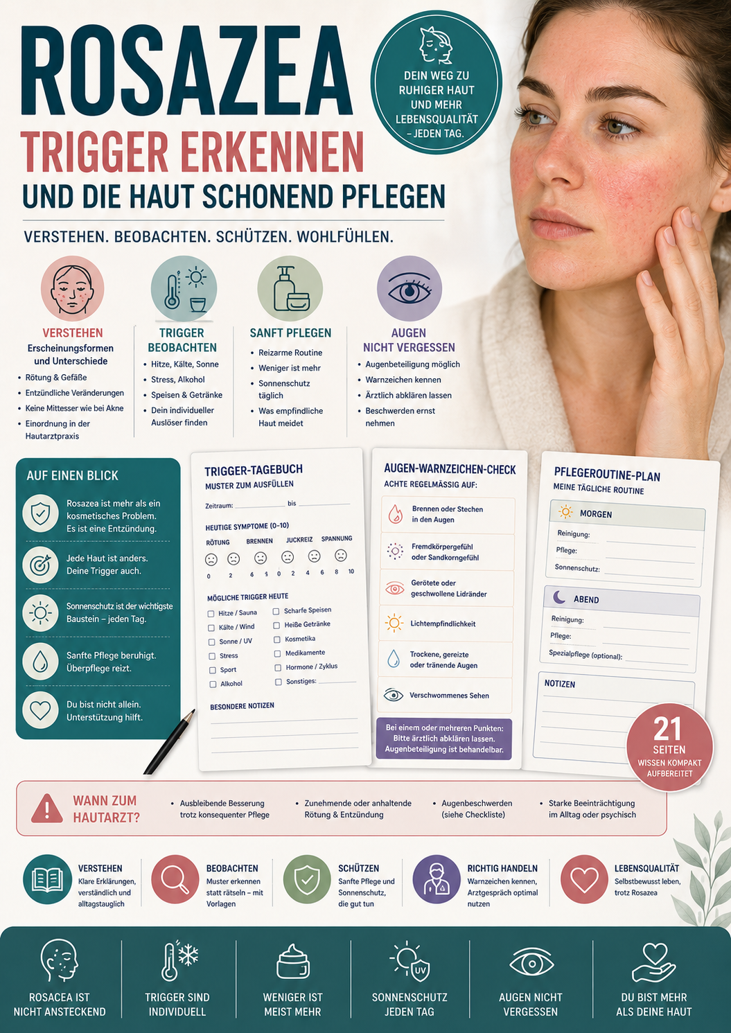 Rosazea – Trigger erkennen und die Haut schonend pflegen