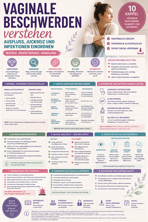 Vaginale Beschwerden verstehen – Ausfluss, Juckreiz und Infektionen einordnen