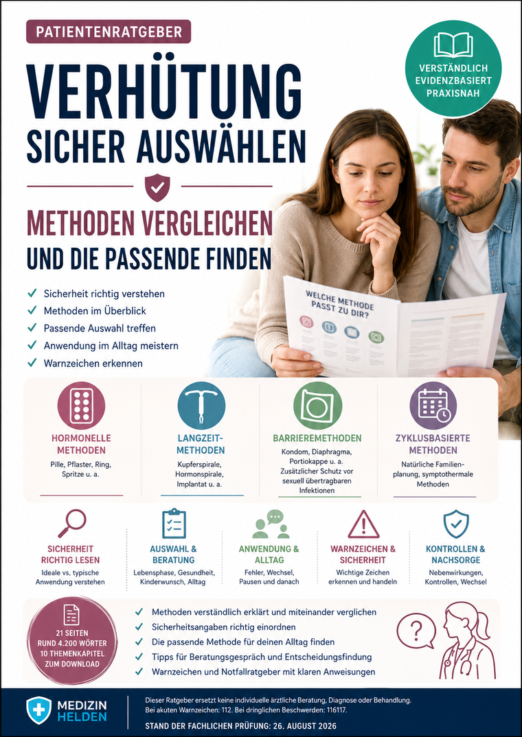 Verhütung sicher auswählen – Methoden vergleichen und die passende finden