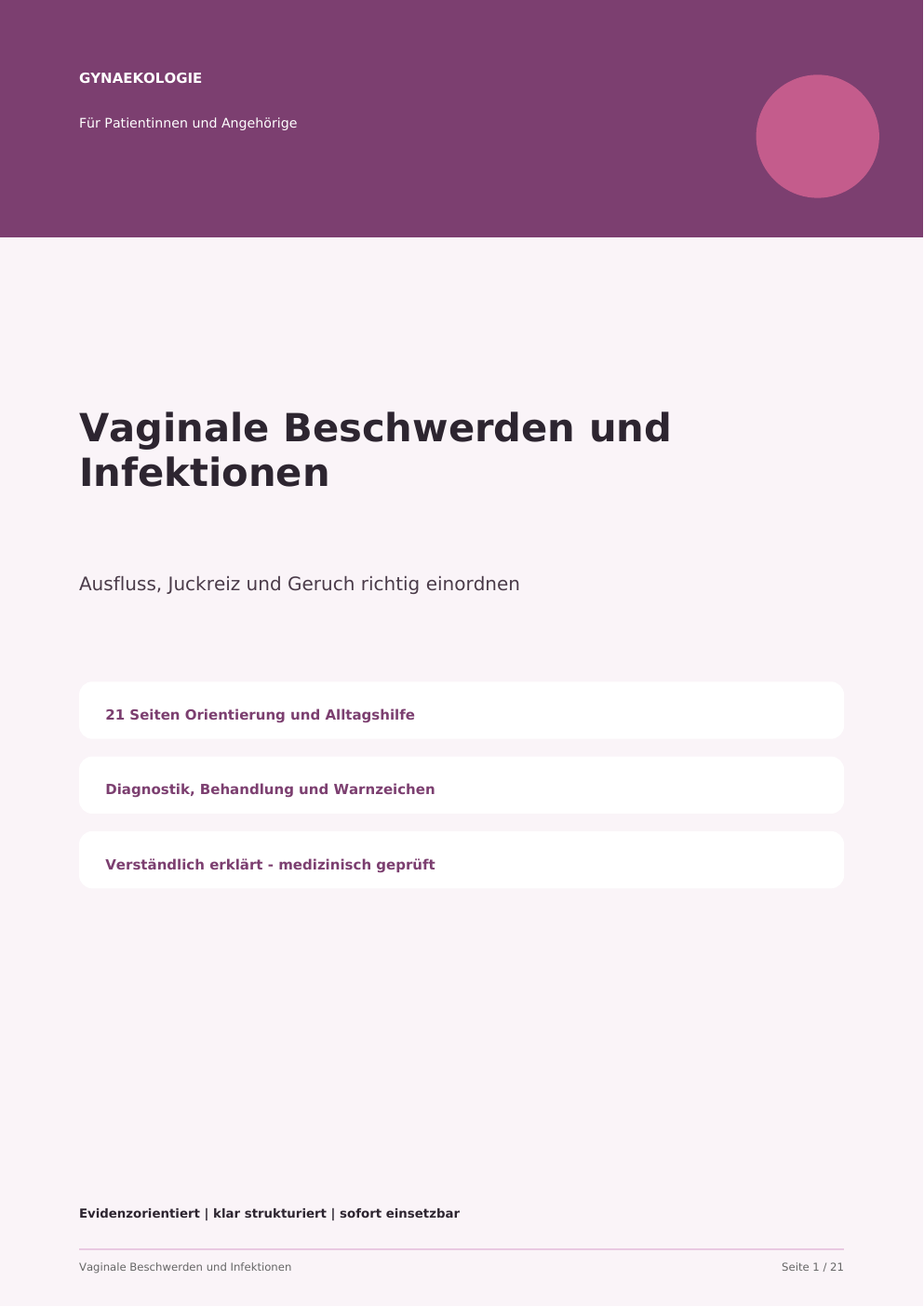 Vaginale Beschwerden verstehen – Ausfluss, Juckreiz und Infektionen einordnen